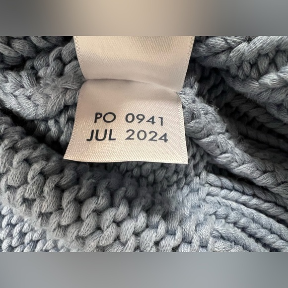 Lake Women's Blue Sweater with Button Detail - Picture 5 of 10